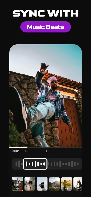 BLISK music beat sync for Reels and TikTok